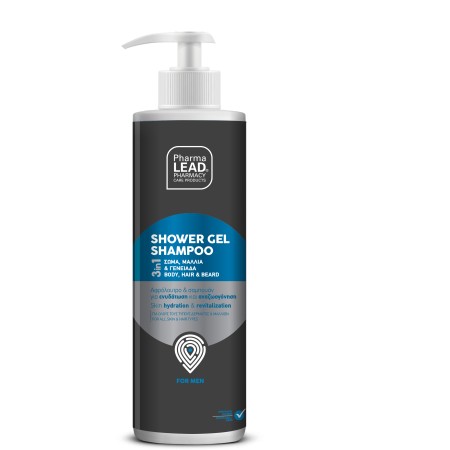 PharmaLead Men's Shower Gel & Shampoo Αφρόλουτρο - Σαμπουάν για τον Άνδρα 3 σε 1 500ml