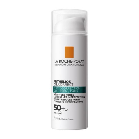 La Roche Posay Anthelios Oil Correct SPF50+ Αντηλιακή Κρέμα Προσώπου για Ατέλειες για Λιπαρές Επιδε