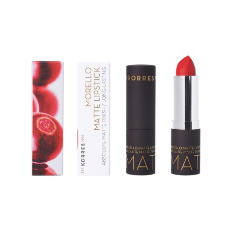 Korres Morello Lipstick Matte Sweet Chilli 53 Ματ Κραγιόν 3,5gr