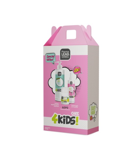 PharmaLead PROMO 4 Kids 2 in 1 Bubble Fun Παιδικό Αφρόλουτρο & Σαμπουάν 500ml με Αντλία - Silky