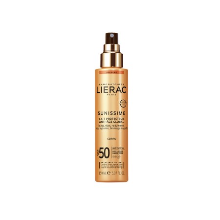 Lierac Sunissime Anti Aging Global Milk SPF50 Aντηλιακό Γαλάκτωμα Προστασίας Σώματος Ολικής Αντιγήρ