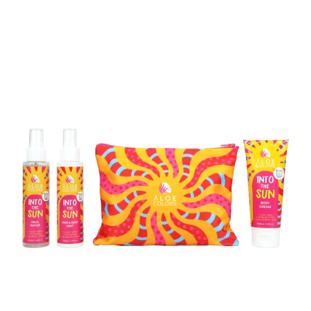 Aloe Colors PROMO Into The Sun Hair & Body Mist 100ml - Face Water 100ml - Body Cream 100ml - Δ