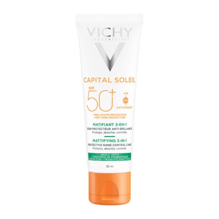 Vichy Capital Soleil Mattifying SPF50+ Αντηλιακή Κρέμα Προσώπου Κατά Της Λιπαρότητας 50ml