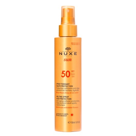 Nuxe Sun Melting Spray SPF50 Αντηλιακό Γαλάκτωμα Προσώπου - Σώματος 150ml