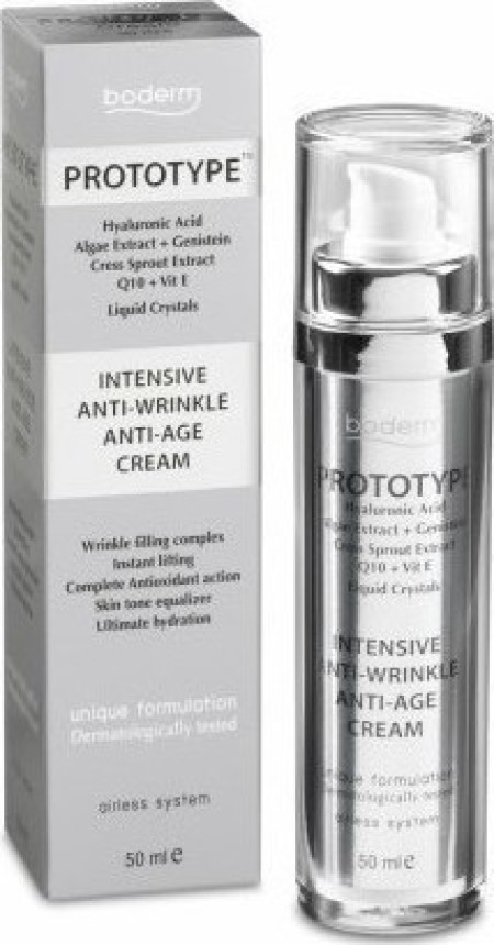 Boderm Prototype Intensive Anti Wrinkle Anti Age Cream Αντιγηραντική Κρέμα Προσώπου 50ml