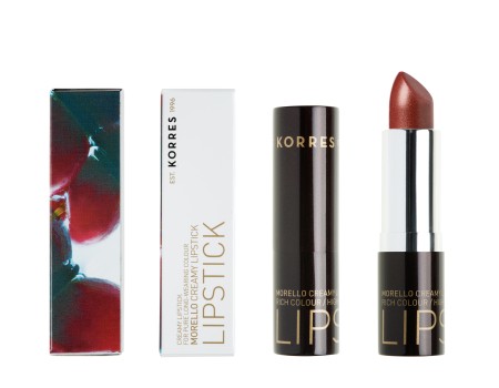 Korres Morello Creamy Lipstick 36 Cinnamon Velour Κρεμώδες Κραγιόν 3,5gr