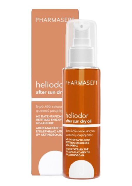 Pharmasept Heliodor After Sun Dry Oil Ενυδατικό Λάδι Ενίσχυσης Φυσικού Μαυρίσματος 100ml