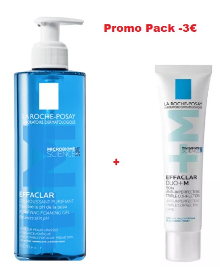 La Roche Posay PROMO Effaclar Purifying Foaming Gel Καθαρισμού Προσώπου / Εξισορρόπηση του pH 400ml