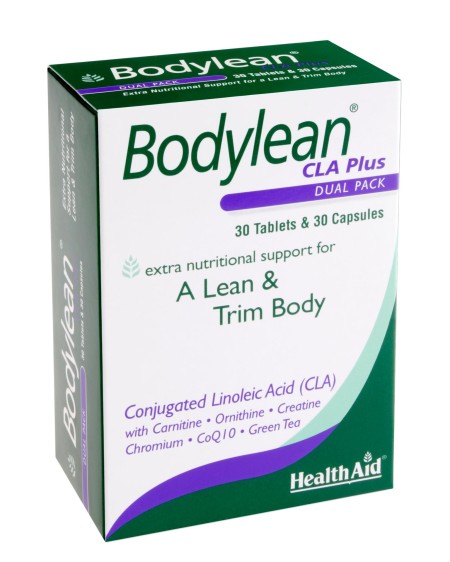 Health Aid Bodylean CLA Plus Συμπλήρωμα Διατροφής για την Ρύθμιση του Βάρους 30 Κάψουλες + 30 Ταμπλ