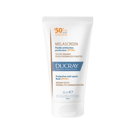 Ducray Melascreen SPF50+ Λεπτόρρευστη Αντηλιακή Κρέμα Κατά των Κηλίδων 50ml