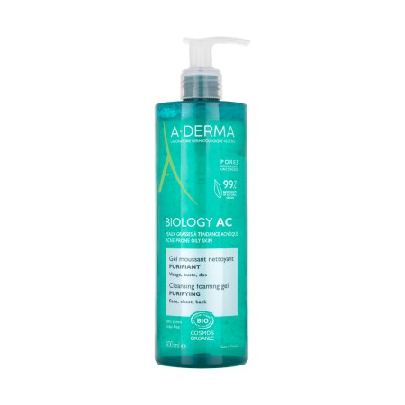 A-Derma Biology AC Foaming Purifying Αφρίζον Gel Καθαρισμού για Λιπαρές & με Τάση Ακμής Επιδερμ