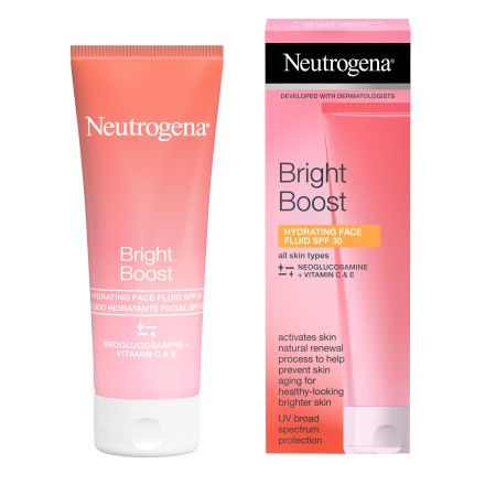 Neutrogena® Bright Boost SPF30 Κρέμα Προσώπου Αντιγήρανσης και Λάμψης για Όλους τους Τύπους Επιδερμ