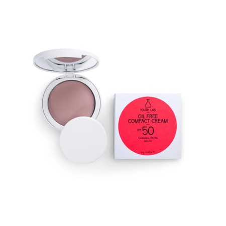 Youth Lab Oil Free Compact Cream SPF50 For Combination - Oily Skin Dark Color Αντηλιακό Προσώπου σε