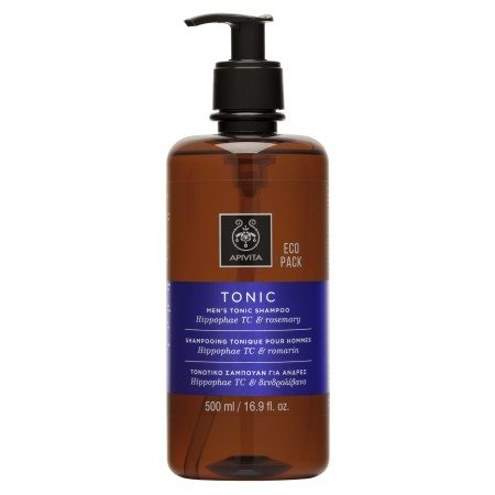 Apivita Men's Tonic Shampoo Κατά της Ανδρικής Τριχόπτωσης με Hippophae TC Δενδρολίβανο 500ml