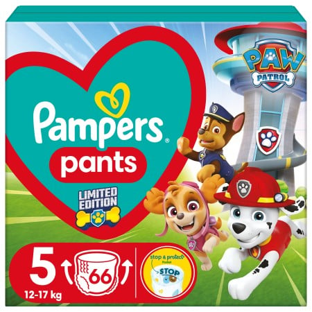 Pampers Pants PAW Patrol Μέγεθος 5 [12-17kg] 66 Πάνες - Βρακάκι