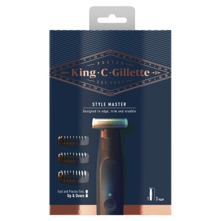 King C. Gillette Style Master Επαναφορτιζόμενη Ανδρική Μηχανή Ξυρίσματος Trimmer για τα Γένια 1 Τεμ