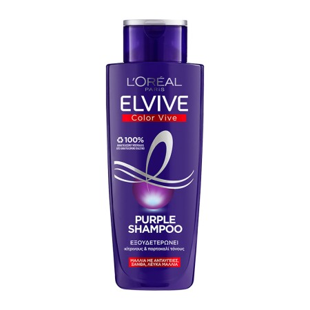 L'Oreal Paris Elvive Color Vive Purple Shampoo Σαμπουάν για Βαμμένα Μαλλιά / Διατήρηση Χρώματο