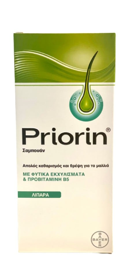 Priorin Shampoo για Λιπαρά Μαλλιά με Φυτικά Εκχυλίσματα και Προβιταμίνη B5 200ml