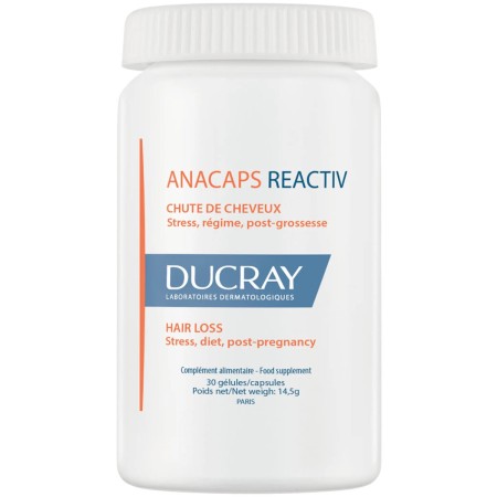 Ducray Anacaps Reactiv Συμβάλλει στη Διατήρηση της Φυσιολογικής Τριχοφυΐας / Περιπτώσεις Αντιδραστι