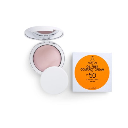 Youth Lab Oil Free Compact Cream Combination Oily Skin Light Color SPF50 Αντηλιακό Προσώπου σε Μορφ