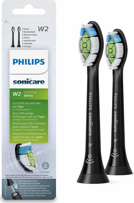 Philips Sonicare W2 Optimal White [ΗΧ6062/13] Ανταλλακτικές Κεφαλές 2 Tεμάχια