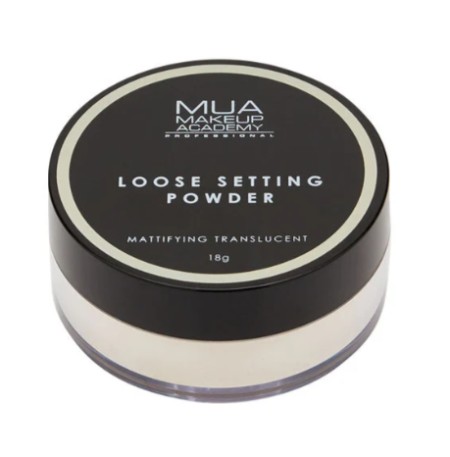 MUA Loose Powder Πούδρα Σταθεροποίησης Mattifying Translucent 18gr