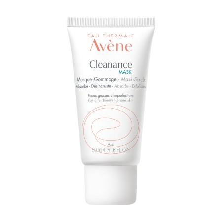 Avene Cleanance Mask Scrub Απολεπιστική Μάσκα Προσώπου για Λιπαρές Επιδερμίδες & Ατέλειες 50ml