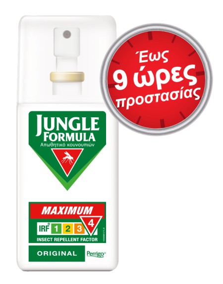 Jungle Formula Maximum Original IRF4 Αντικουνουπικό Σπρέι 75ml