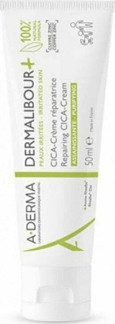 A-Derma Dermalibour+ Cica Cream Επανορθωτική - Εξυγιαντική Κρέμα για Πρόσωπο - Σώμα για την Επανόρθ