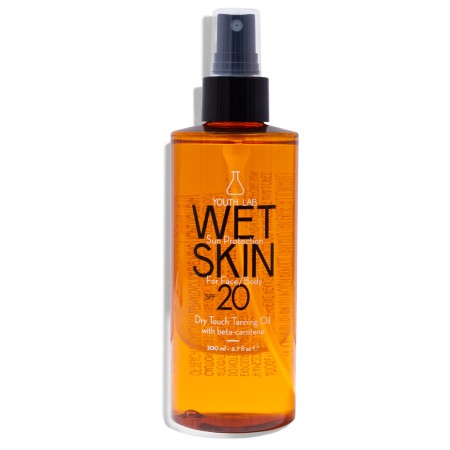 Youth Lab Wet Skin SPF20 Face & Body Dry Touch Tanning Oil Ξηρό Λάδι με Ενεργοποιητή Μαυρίσματο