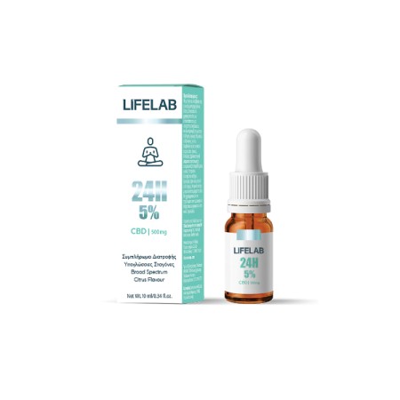 Lifelab CBD 500mg 24H 5% Ισορροπία & Ευεξία 10ml