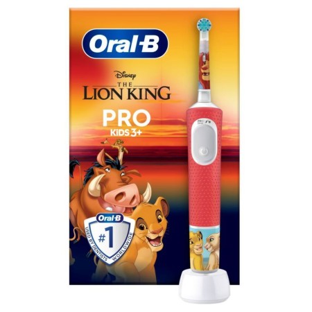 Oral B Pro Kids The Lion King Ηλεκτρική Οδοντόβουρτσα για Παιδιά 3+ Ετών 1 Τεμάχιο & Θήκη Μεταφ