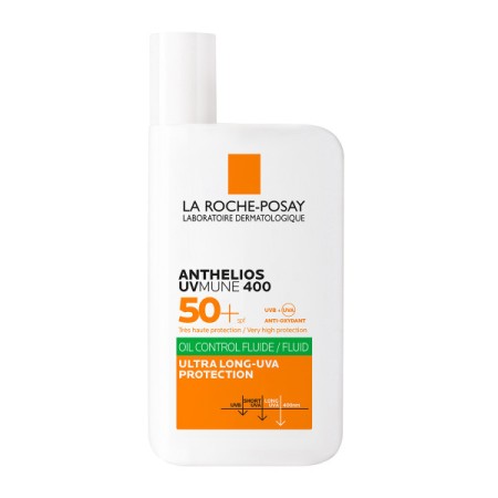 La Roche Posay Anthelios UVmune 400 Oil Control Fluid SPF50+ Αντηλιακό Προσώπου για Λιπαρές Επιδερμ