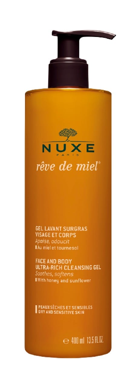 Nuxe Reve De Miel Lavant Surgras Visage Et Corps Face - Body Gel Απαλό Καθαριστικό για Πρόσωπο και 