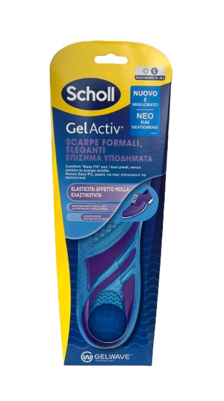 Scholl GelActiv Ανατομικοί Πάτοι για Επίσημα Υποδήματα Large [Νο40 - 46,5] 1 Ζευγάρι