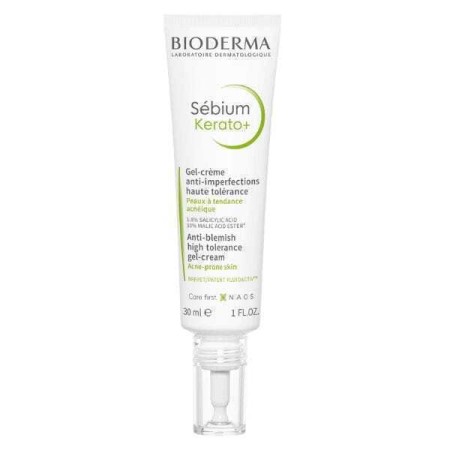 Bioderma Sebium Kerato+ Κρέμα Προσώπου σε Μορφή Gel για Ακνεϊκές Επιδερμίδες 30ml