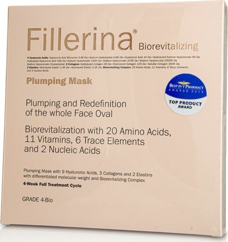 Fillerina Biorevitalizing Plumping Mask Βαθμός 4 Μάσκα Αναπλήρωσης Και Επανόρθωσης Περιγράμματος Πρ