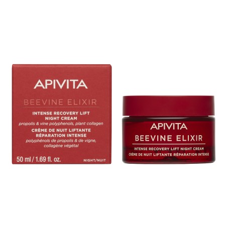 Apivita BeeVine Elixir Night Κρέμα Νυκτός Εντατικής Επανόρθωσης & Lifting 50ml