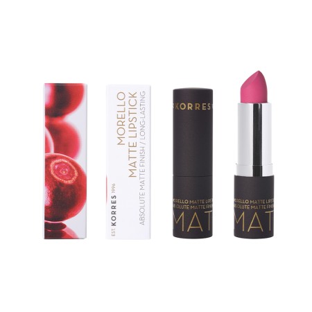 Korres Morello Lipstick Matte Strawberry 75 Ματ Κραγιόν 3,5gr