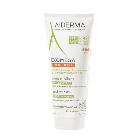 A-Derma Exomega Control Baume Emollient Μαλακτικό Βάλσαμο Προσώπου - Σώματος για Ατοπικό & Πολύ