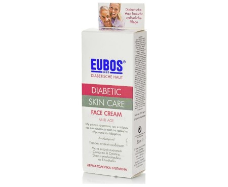 Eubos Diabetic Skin Face Cream Anti-Age Περιποίηση για το Διαβητικό Δέρμα, Αντιρυτιδική Κρέμα Προσώ