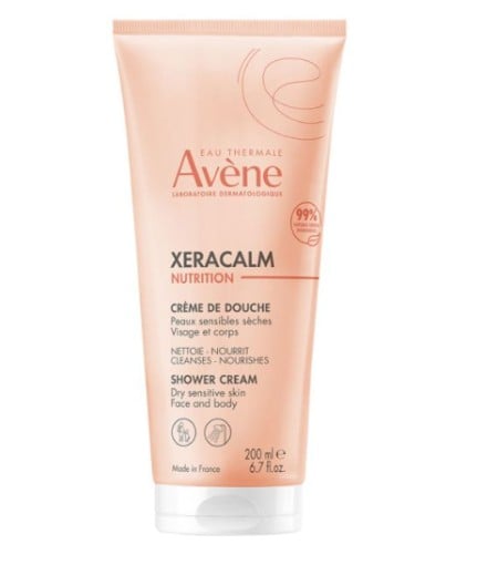 Avene XeraCalm Nutrition Shower Cream Κρεμώδες Αφρόλουτρο Προσώπου - Σώματος για Ευαίσθητες & Ξ