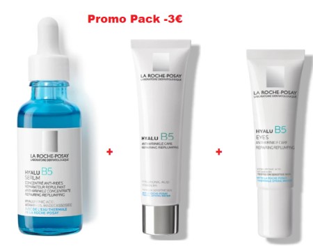 La Roche Posay PROMO Hyalu B5 Αντιρυτιδικό Serum Προσώπου 30ml - Hyalu B5 Cream Αντιρυτιδική Κρέμα 