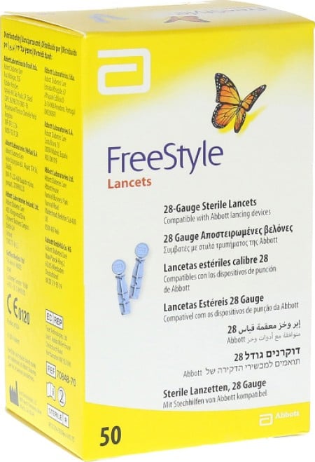 Abbott Freestyle Lancets Σκαρφιστήρες Σακχάρου 50 Τεμάχια