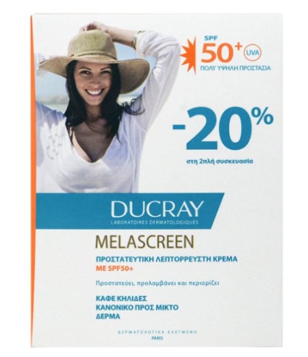 Ducray PROMO Melascreen Αντηλιακή Κρέμα για Κανονικό / Μικτό Δέρμα με Καφέ Κηλίδες & Πανάδες με