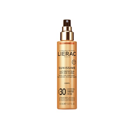 Lierac Sunissime Anti Aging Global Milk Protective SPF30 Aντηλιακό Γαλάκτωμα Προστασίας Σώματος Ολι