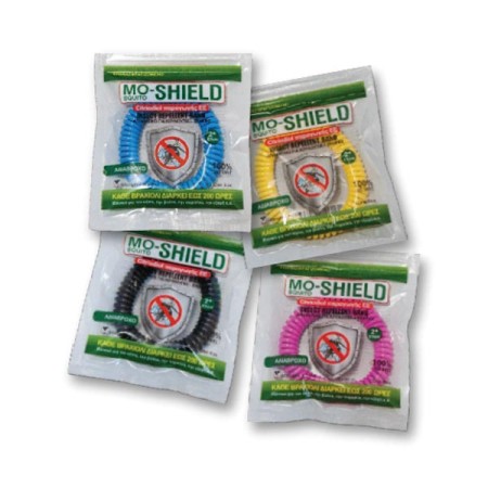 MO-SHIELD Insect Repellent Band Αντικουνουπικό Βραχιόλι, 1τμχ