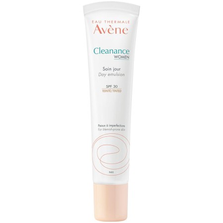 Avene Cleanance Women Tinted Day Emulsion SPF30 Ενυδατική Κρέμα Προσώπου Ημέρας με Nude Απόχρωση γι