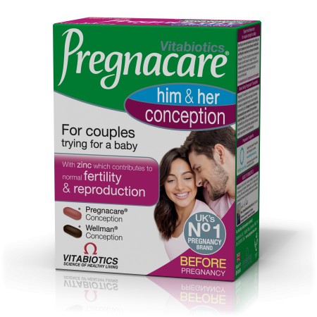 Vitabiotics Pregnacare Him & Her Conception για Ζευγάρια που Προσπαθούν να Αποκτήσουν Παιδί 2 x