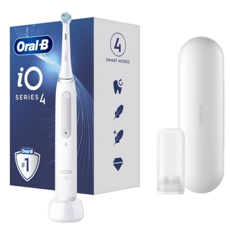 Oral B iO Series 4 Ηλεκτρική Οδοντόβουρτσα White 1 Τεμάχιο